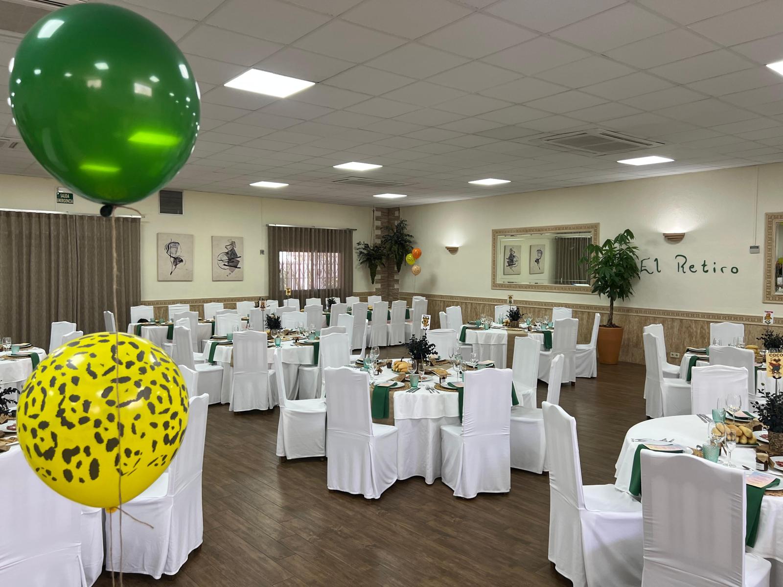 Celebración preparada en Restaurante El Retiro